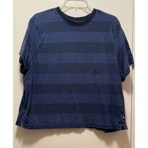 The North Face Shirt, Women’s XL, Blue Stripped Short Sleeve Shirt, Great Cond!